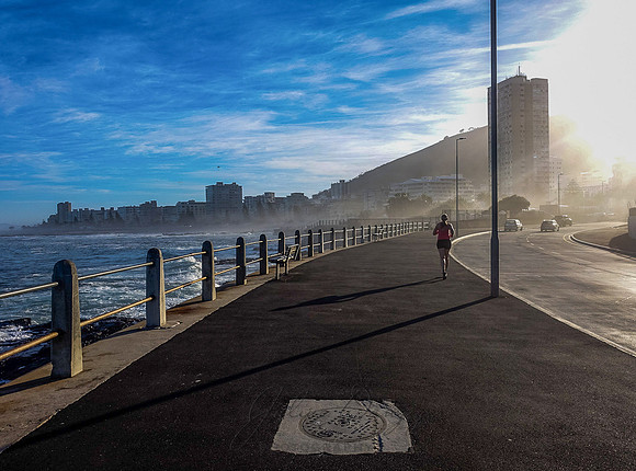 Lonesome jogger