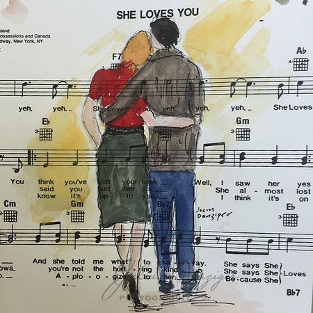 Young couple in love